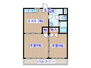 サンライズ　ハニ－の物件間取画像